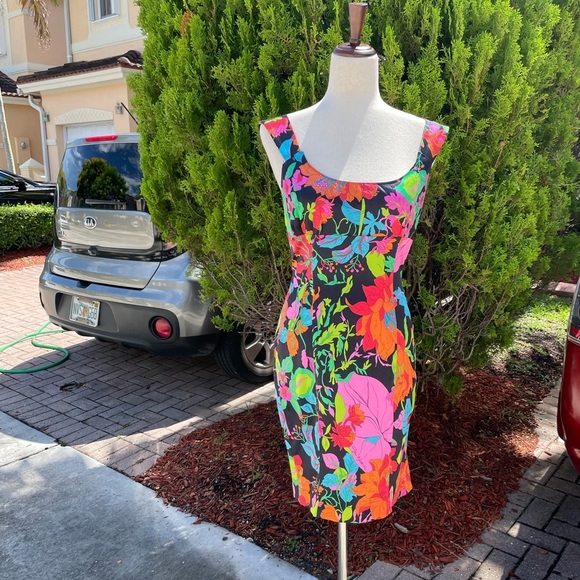 Vintage Gai Mattiolo Floral Print Dress - Picture 3 of 8